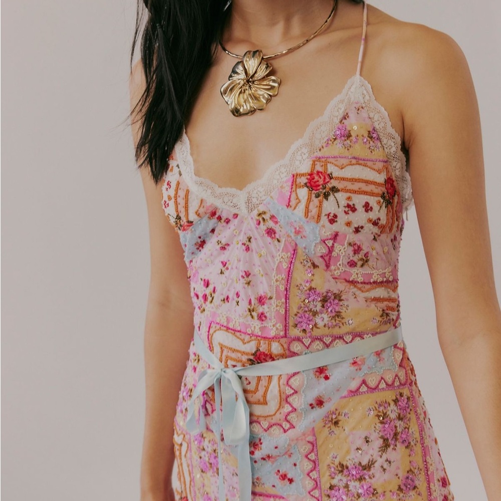For Love And Lemons Patchwork Dress - Picture 4 of 4